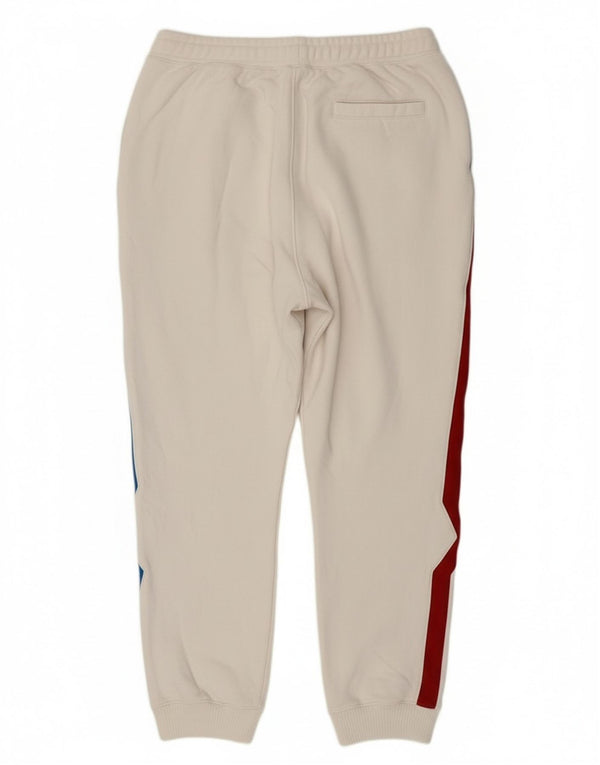 Lacoste Pantalon de survêtement pour homme Joggers Taille 4 Coton rayé blanc moyen