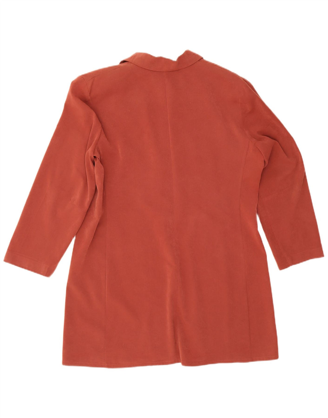 vintage Femmes 1 Bouton 2 Pièces Ensemble UK 16 Grand Bordeaux Polyester