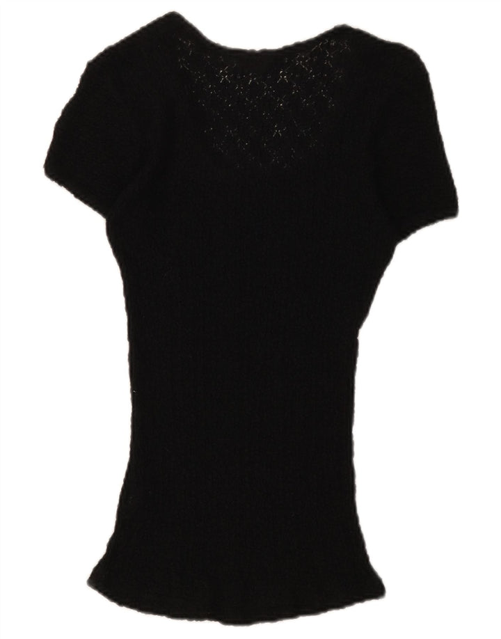Guess Chemisier en dentelle pour femme UK 42 Medium Noir Floral