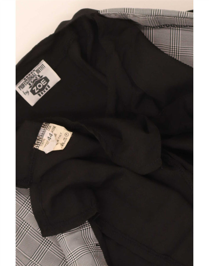 Zoe Chemisier Femme IT 44 Viscose à Carreaux Noir Moyen