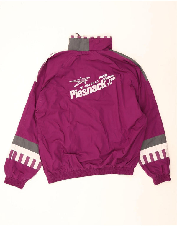 Hummel Pull Graphique Survêtement Top Veste 2XL Violet Colorblock pour Homme