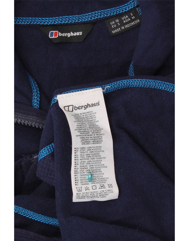 Berghaus Veste Polaire Femme UK 10 Small Bleu Marine Polyester
