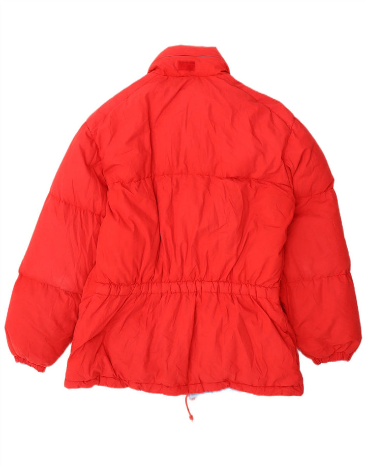 MC Ross Veste matelassée à capuche pour homme UK 36 Small Rouge Coton