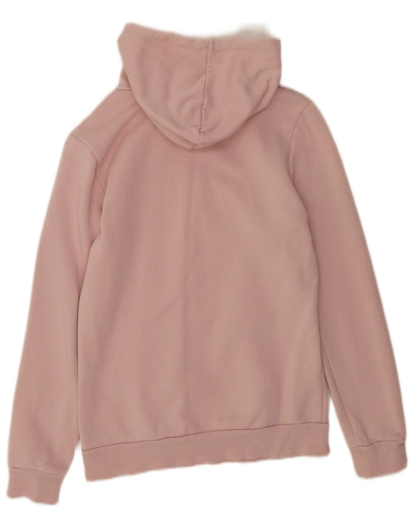Puma Pull à capuche surdimensionné graphique pour femme UK 6 XS Rose