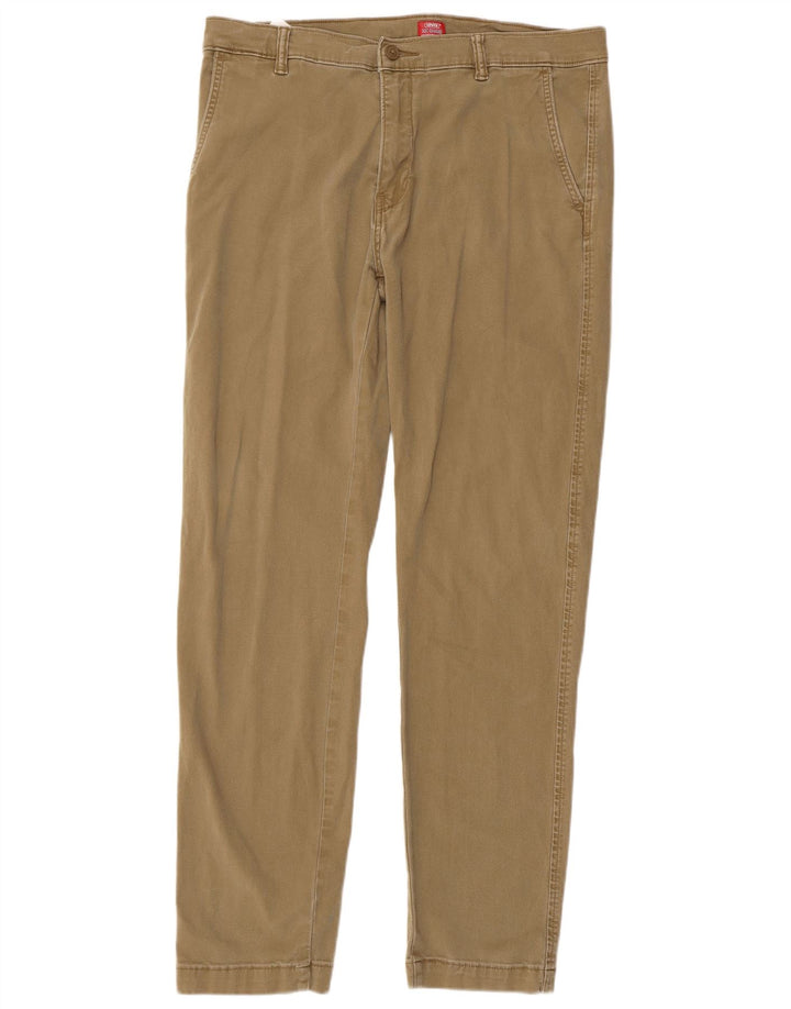 LEVI'S Pantalon Chino Fuselé Standard Homme W34 L31 Coton Beige