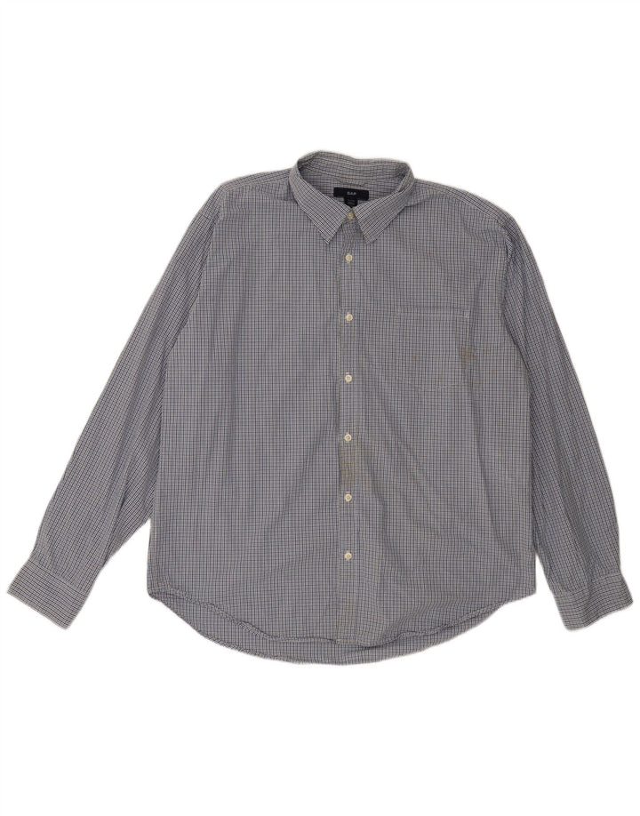 Chemise Homme Gap XL Bleu Carreaux Coton