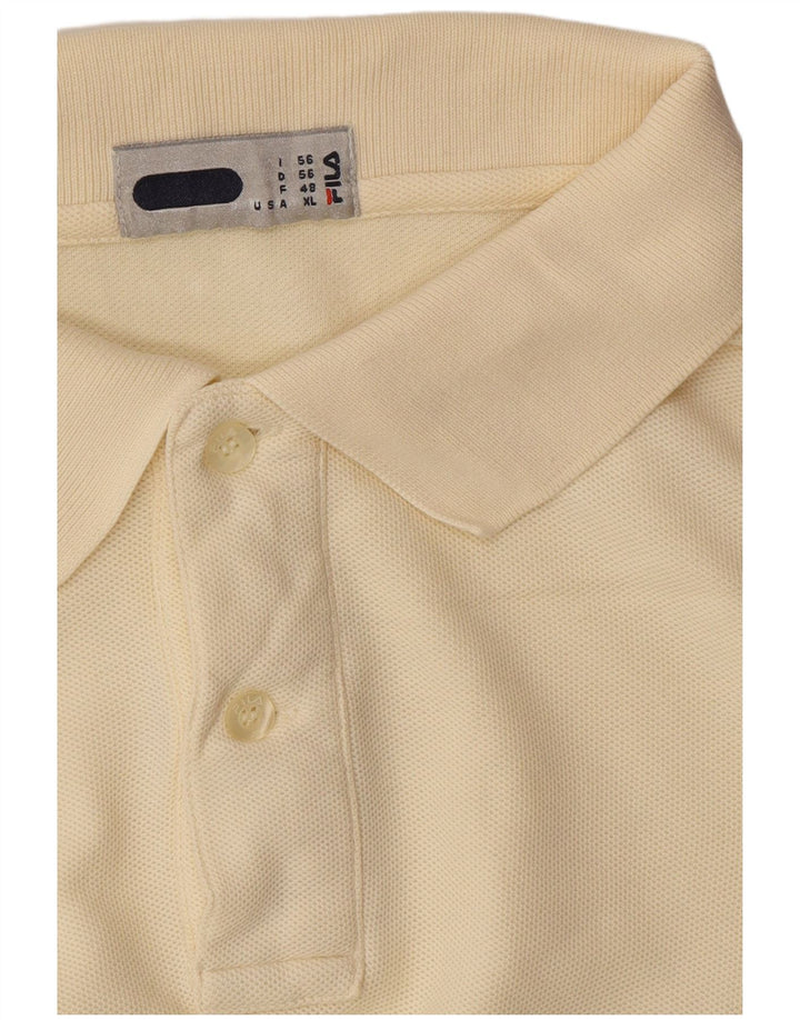 FILA Polo Homme IT 56 2XL Jaune