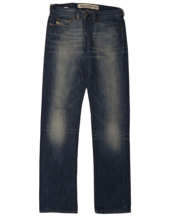 Diesel Jean Droit W29 L33 Homme Bleu Coton