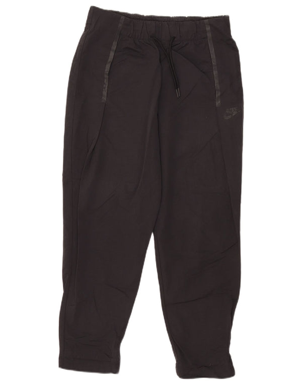 Nike Pantalon de survêtement court pour femme UK 10 Small Noir Nylon