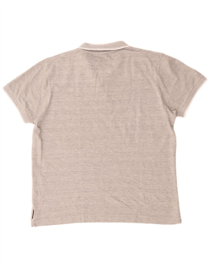 French Connection Polo Homme Grand Gris Coton