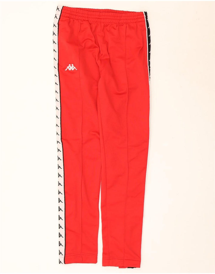 Kappa Pantalon de Survêtement Graphique Homme Petit Rouge Polyester Colorblock