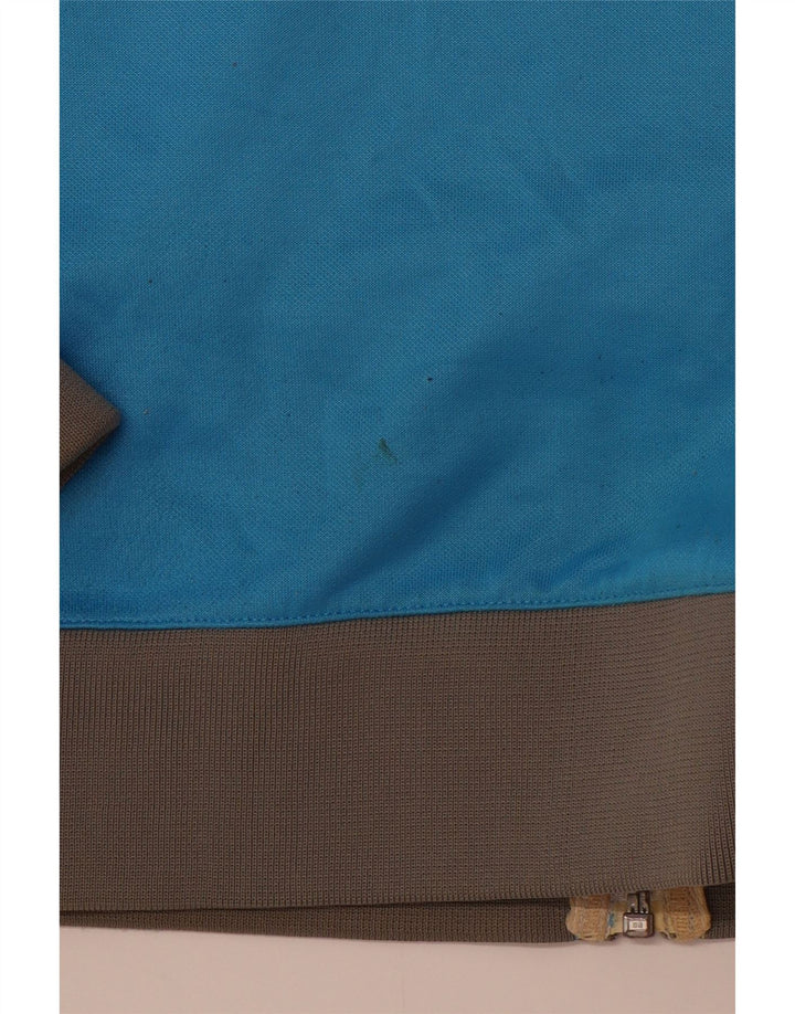 QUIKSILVER Veste de survêtement pour femme UK 16 Large Bleu Colorblock