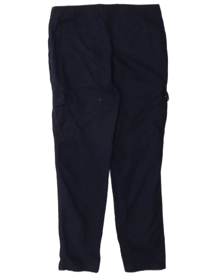 Marks & Spencer Pantalon Cargo Slim Homme W36 L31 Bleu Marine Coton
