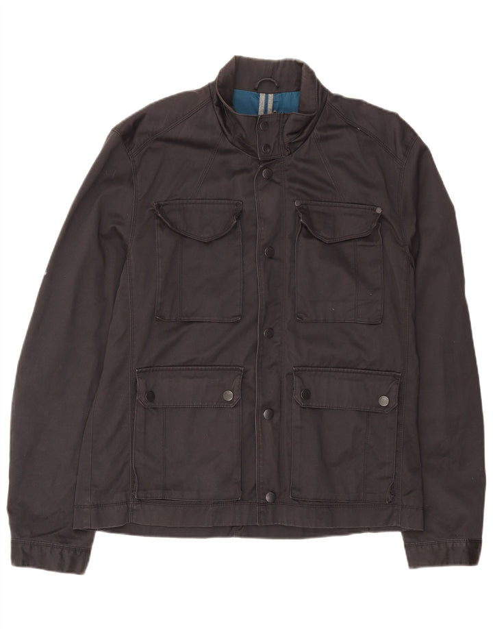 Ted Baker Veste utilitaire pour homme Taille 5 XL Coton gris