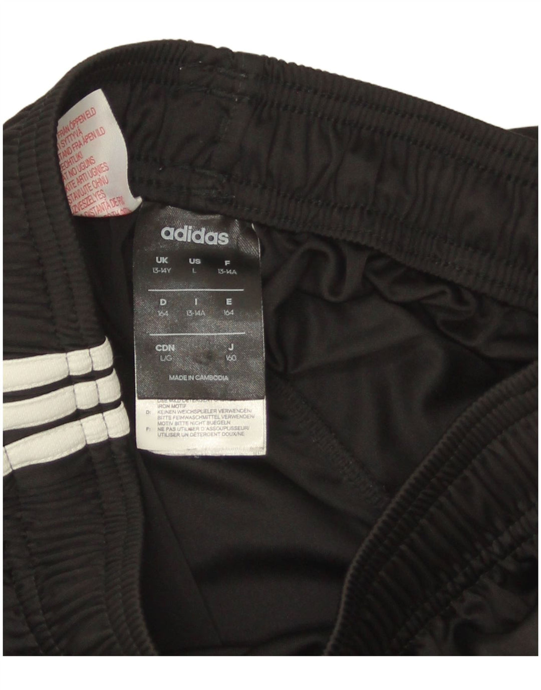 Adidas Garçon Climalite Sport Short 13-14 ans Noir Polyester