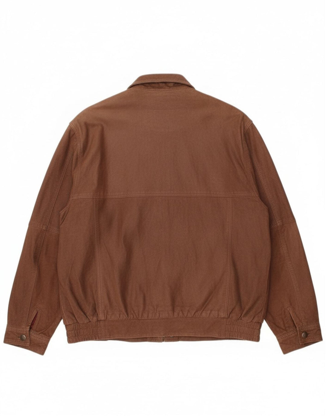 Morena Blouson Bomber En Daim Homme IT 52 XL Cuir Marron