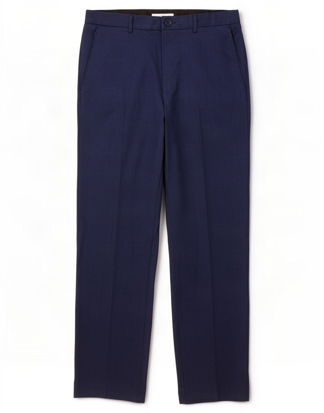 Marks & Spencer Pantalon de Costume Droit Homme W32 L31 Bleu Marine Polyester