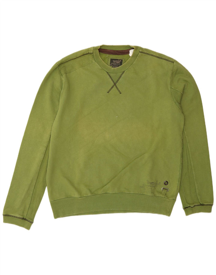 Energie Sweat-shirt pour homme en coton vert 2XL