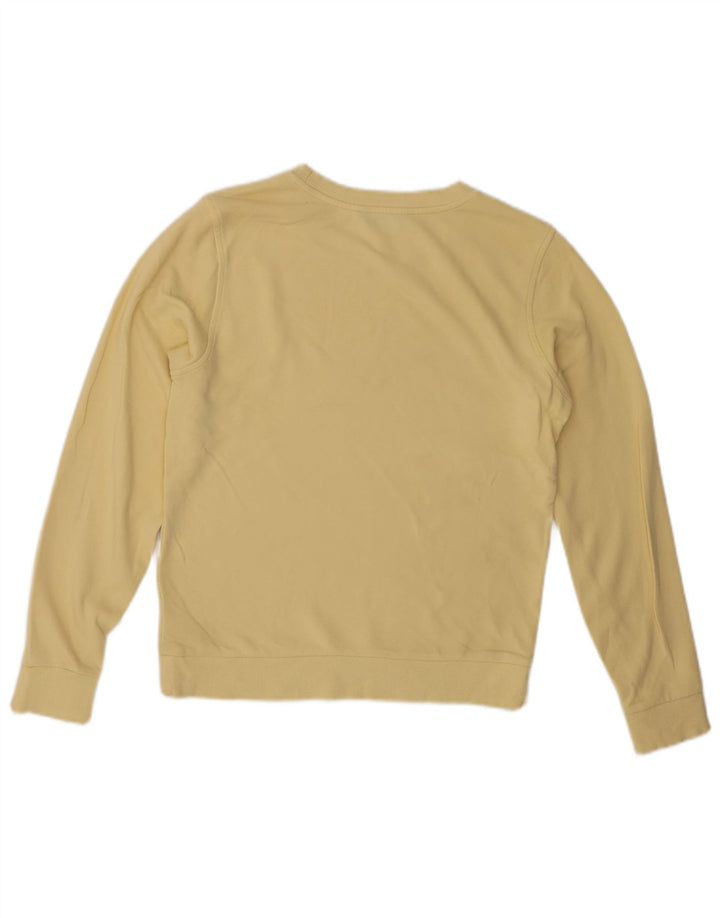 Marks & Spencer Sweat-shirt pour femme UK 8 Small Jaune Coton