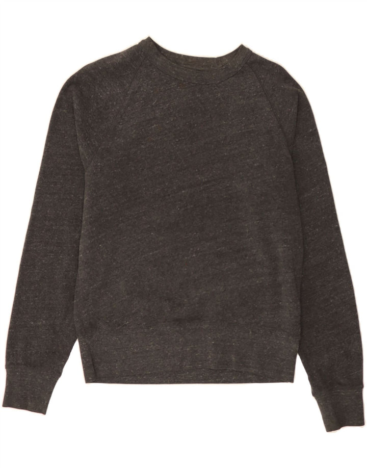 J. CREW Mens Sweatshirt Jumper Small Grey Flecked Cotton Vintage J. Crew and Second-Hand J. Crew from Messina Hembry 