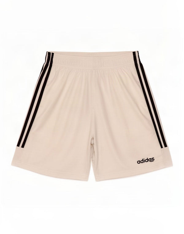 Adidas Climalite Sport Short UK 12 Medium Blanc Polyester