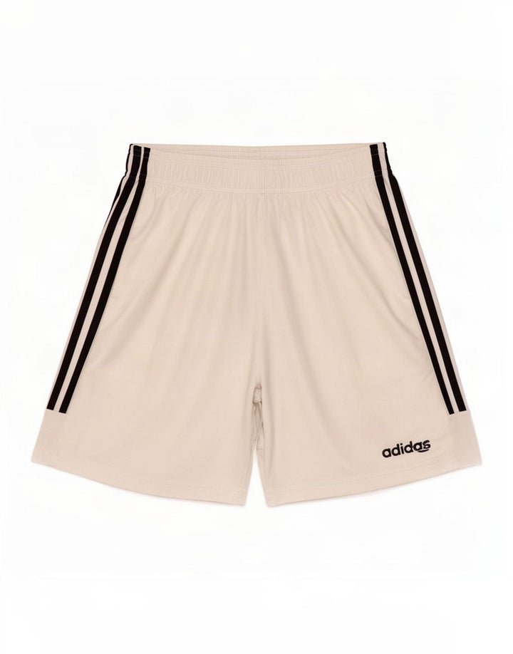 Adidas Climalite Sport Short UK 12 Medium Blanc Polyester