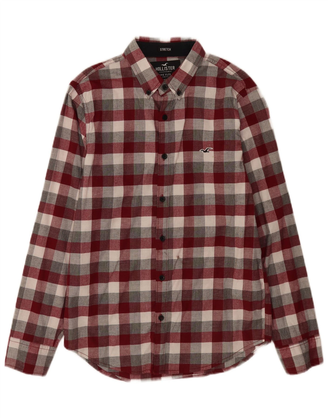 Hollister Chemise XS Multicolore Check Cotton Homme