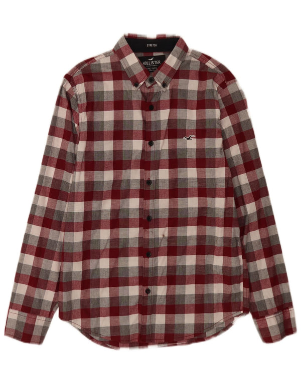 Hollister Chemise XS Multicolore Check Cotton Homme