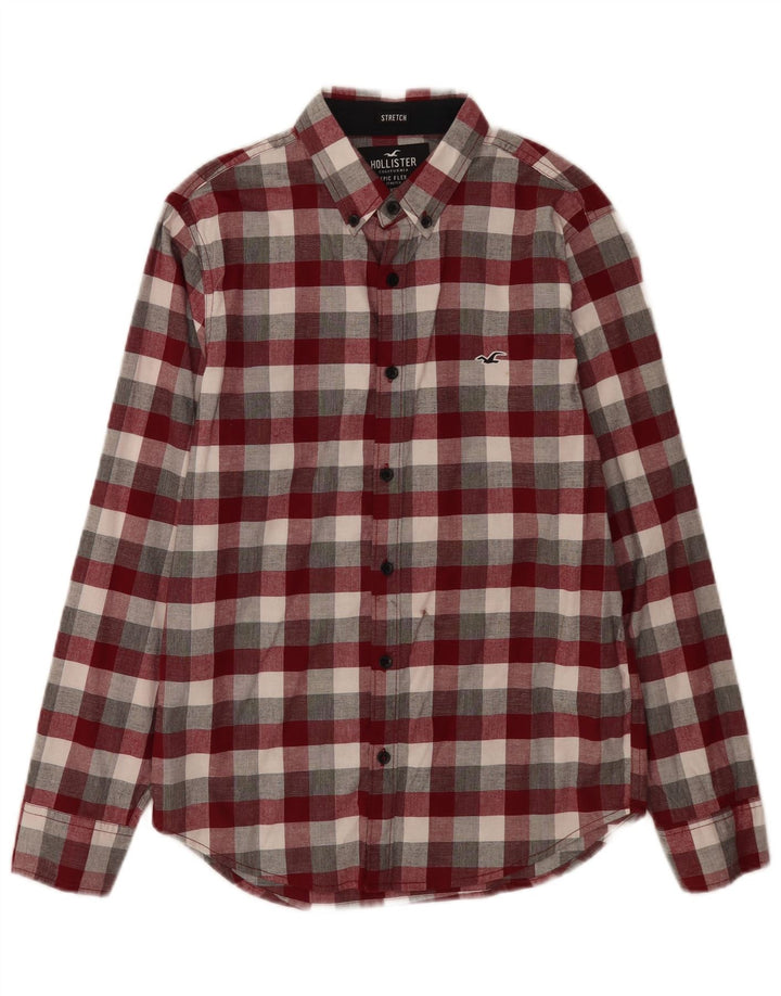 Hollister Chemise XS Multicolore Check Cotton Homme