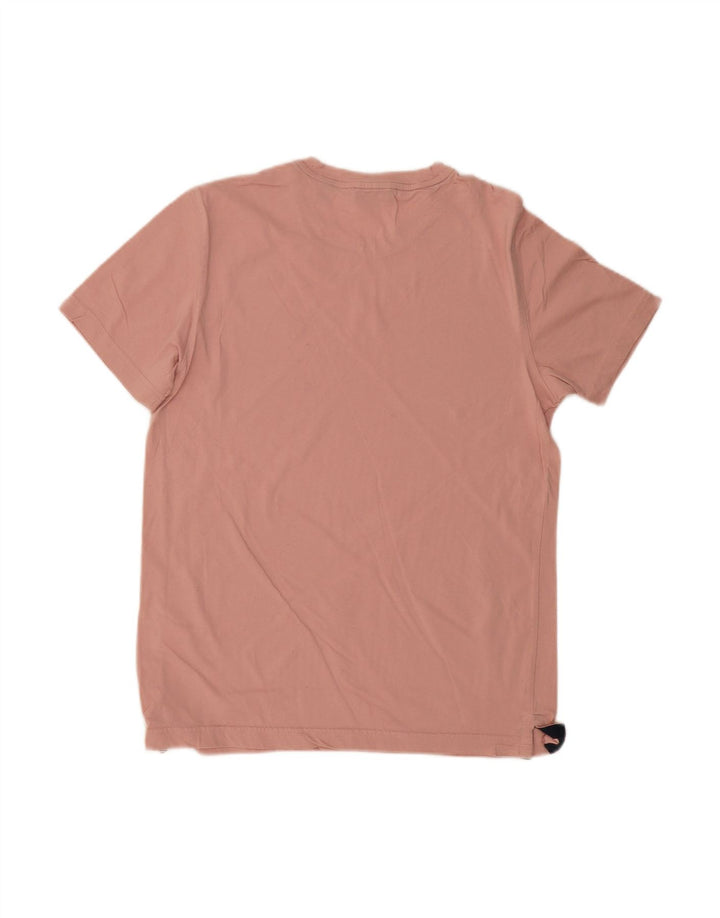 TED BAKER Mens T-Shirt Top Size 2 Small Pink Cotton