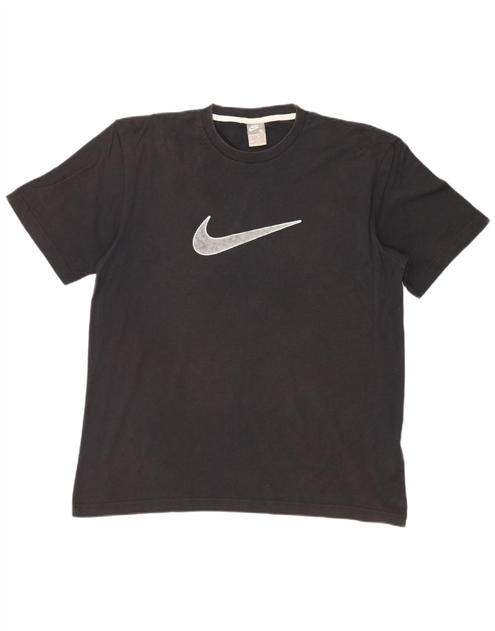 NIKE T-shirt graphique pour homme UK 45/47 XL Noir Coton