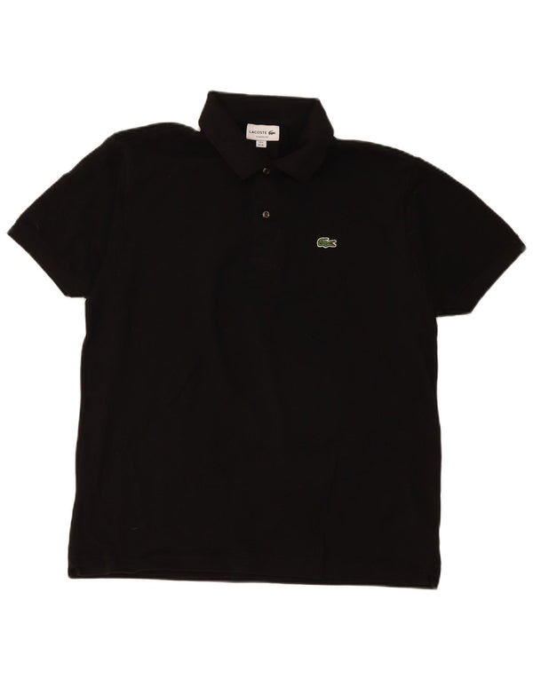 Lacoste Polo coupe classique pour homme taille 6 XL coton noir