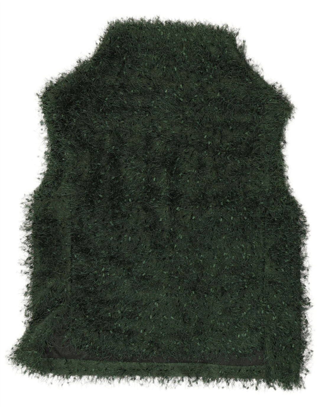 ZARA Femme Débardeur UK 14 Moyen Vert Polyester