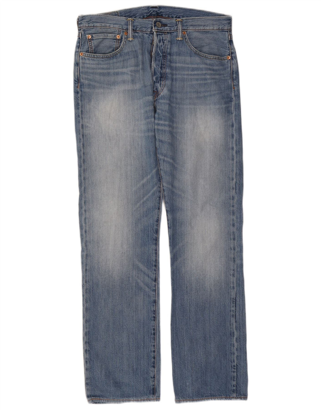 Levi's Jean Droit 501 Homme Bleu W32 L32 Coton
