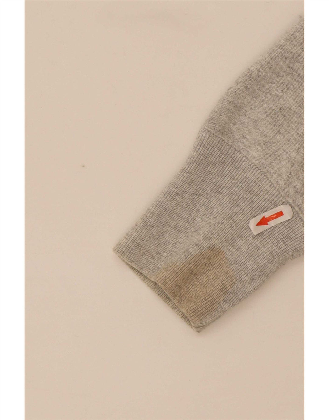 Champion Pull à Capuche Reverse Weave Graphic Homme Gris Moyen Coton