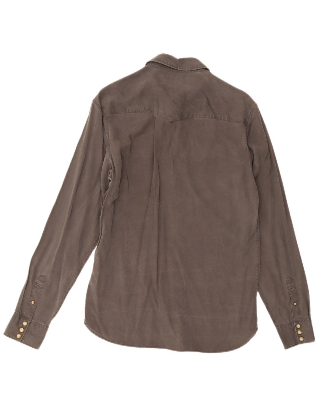 All Saints Chemise Homme Petit Gris Lyocell
