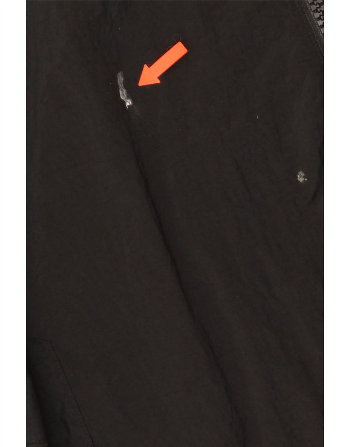 Adidas Veste bomber coupe ample pour homme UK 42 XL Noir Polyamide