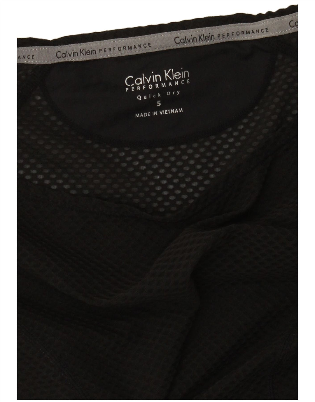 Calvin Klein Haut surdimensionné à manches longues pour femme UK 10 Petit Noir