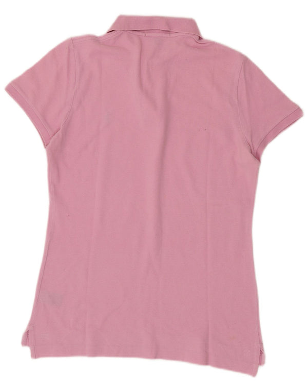 Ralph Lauren Polo skinny pour femme UK 12 Coton rose moyen