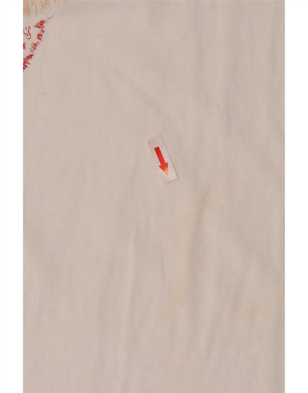 Ellesse T-shirt graphique pour femme IT 44 en coton color block blanc moyen
