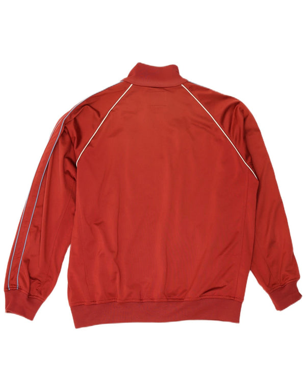 Diadora Veste de survêtement pour homme UK 42 Large Rouge Polyester