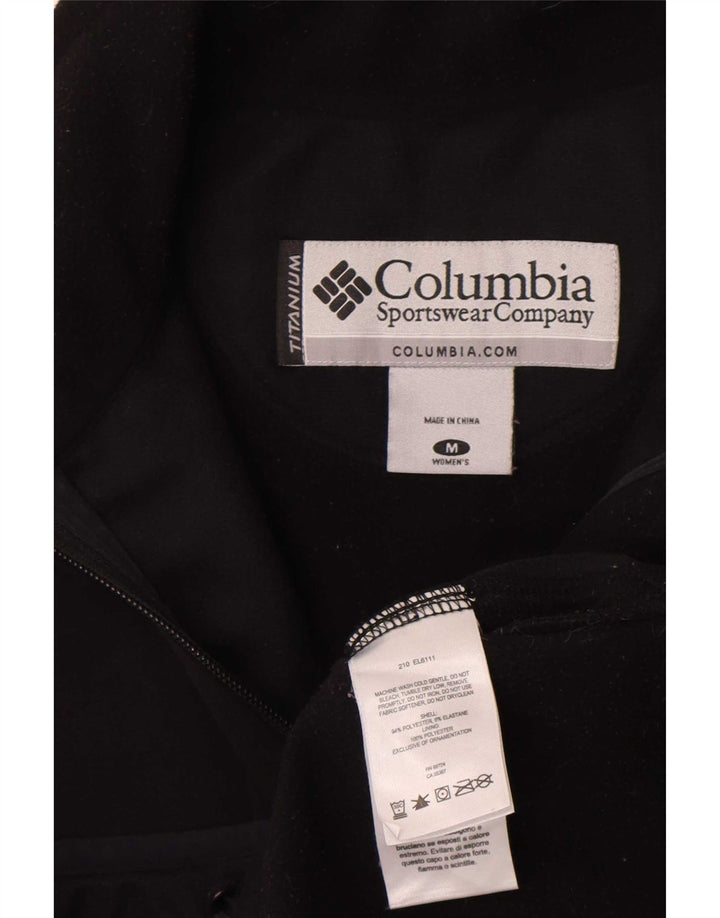 Columbia Femmes Liner Survêtement Top Veste UK 12 Moyen Noir Polyester