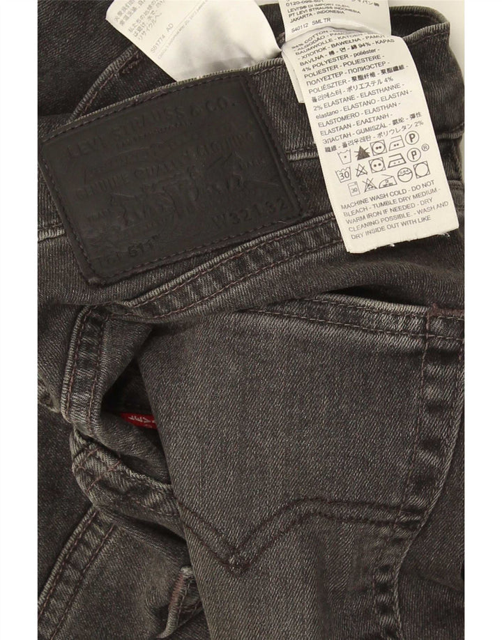 Levi's Jean Slim 511 Homme W32 L32 Noir Coton
