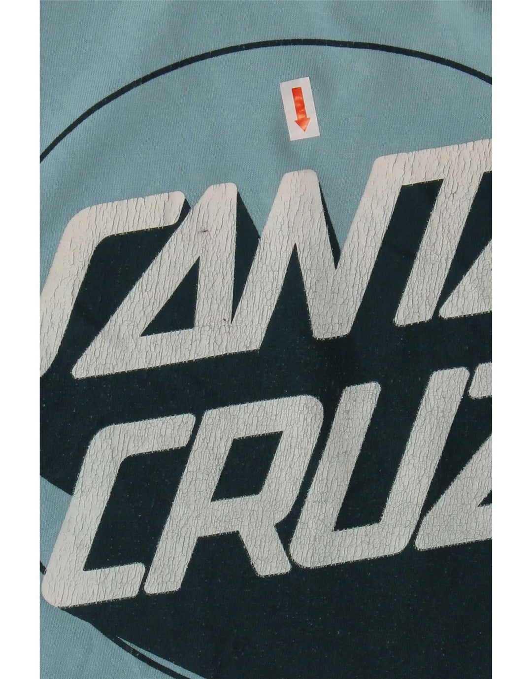Santa Cruz T-Shirt Graphique Homme Bleu Moyen Coton