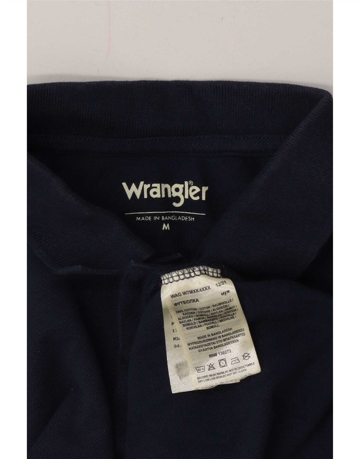 Wrangler Polo Homme Bleu Marine Moyen Coton