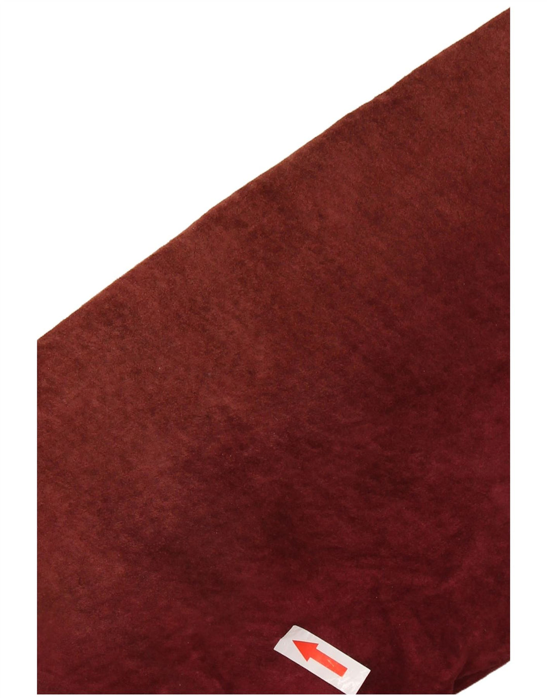 VINTAGE Veste en daim Sherpa femme UK 14 Cuir bordeaux moyen