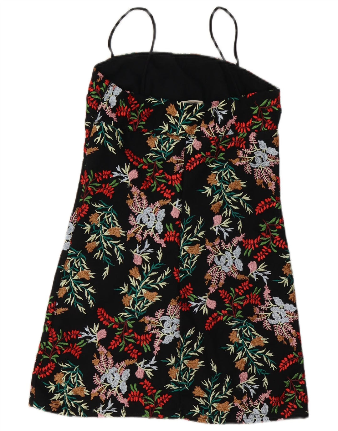 PINS AND NEEDLES Robe Slip pour Femme UK 8 Petit Noir Floral