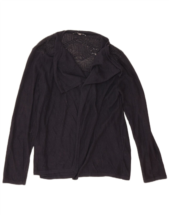 Marks & Spencer Pull cardigan surdimensionné pour femme UK 14 Large Bleu marine