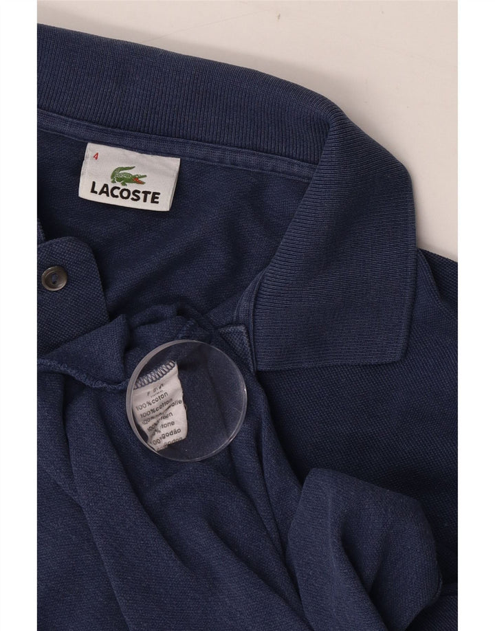 Lacoste Polo Homme Taille 4 Coton Bleu Marine Moyen