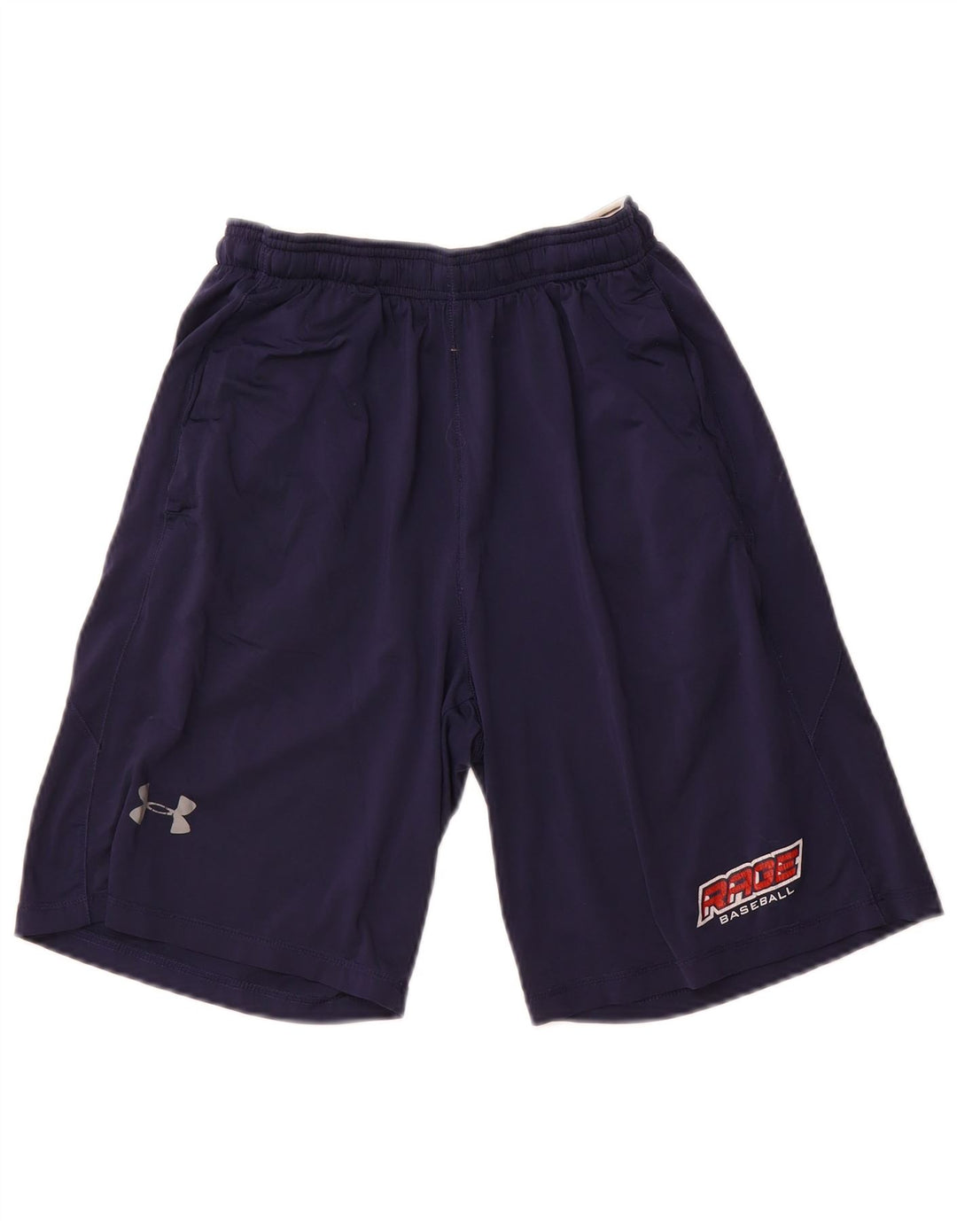 Under Armour Short de Sport Rage Baseball Graphic Homme Bleu Marine Petit